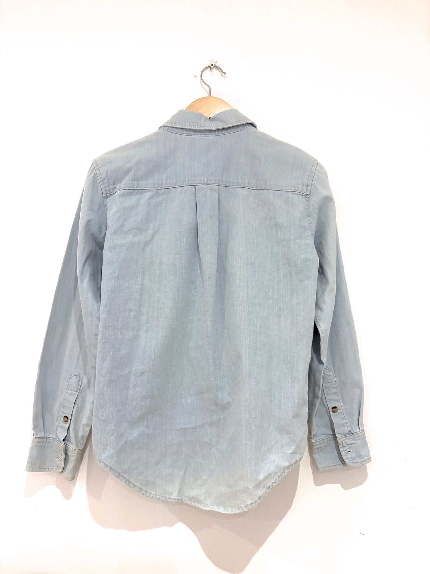 Zara Light Blue Denim Shirt XS