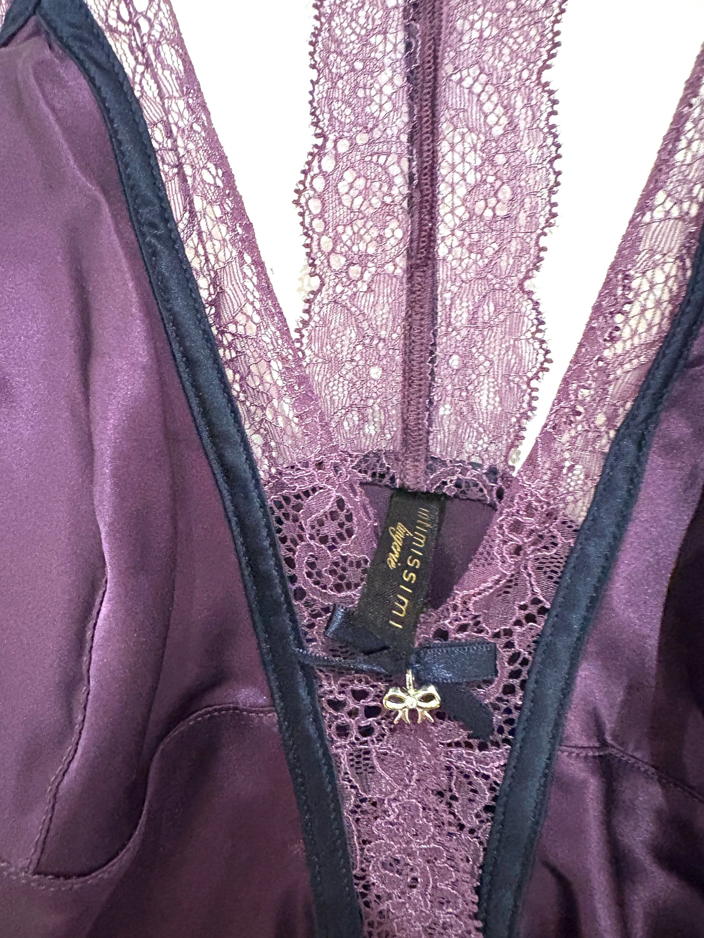 Intimissimi Silk Purple Night Dress S