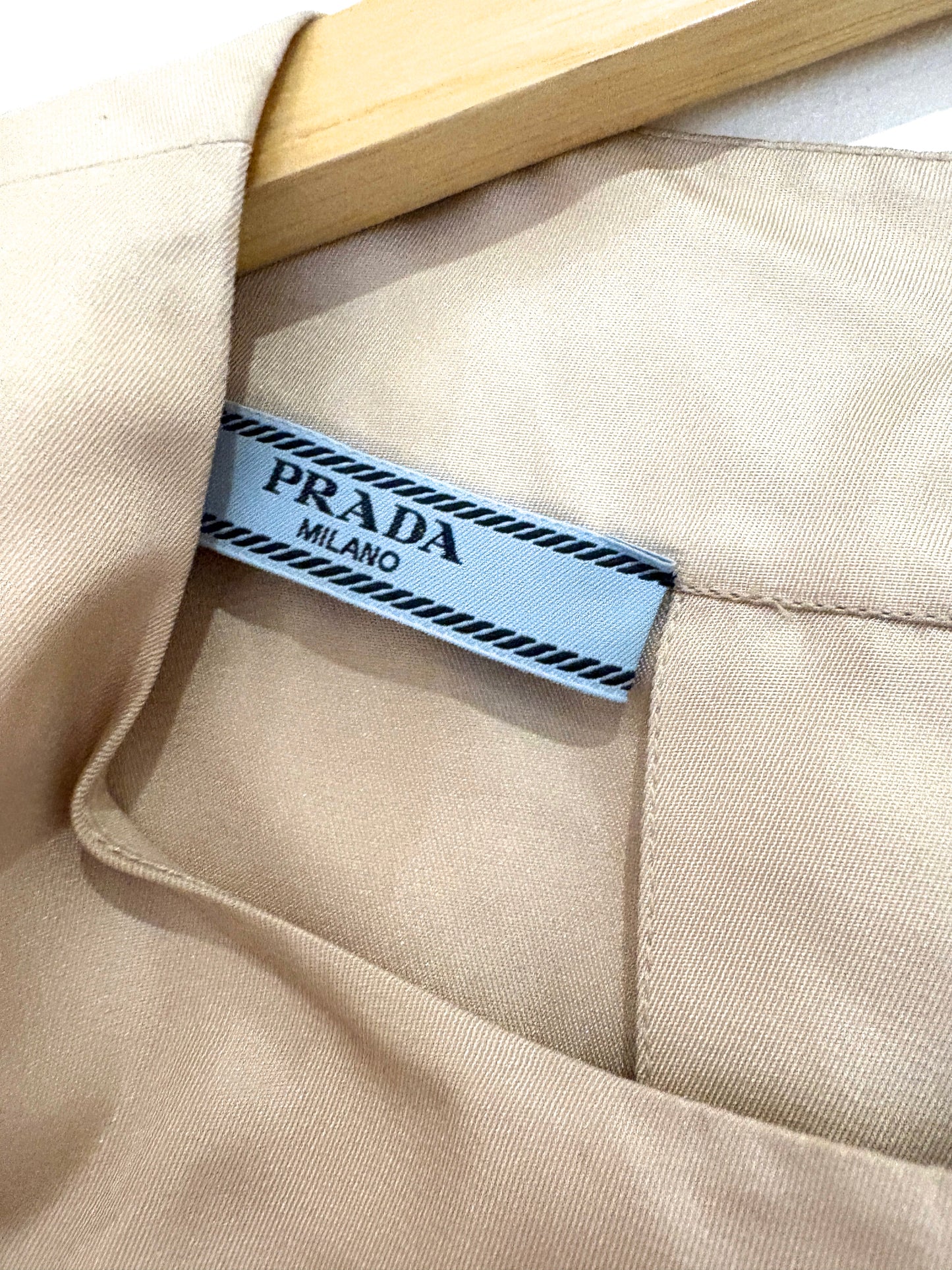 Prada Embroidered Silk Blouse UK 10