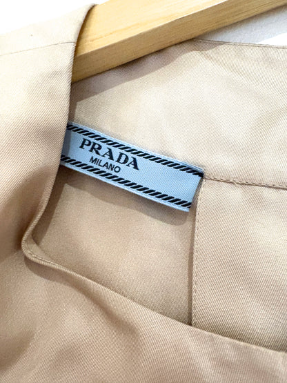 Prada Embroidered Silk Blouse UK 10