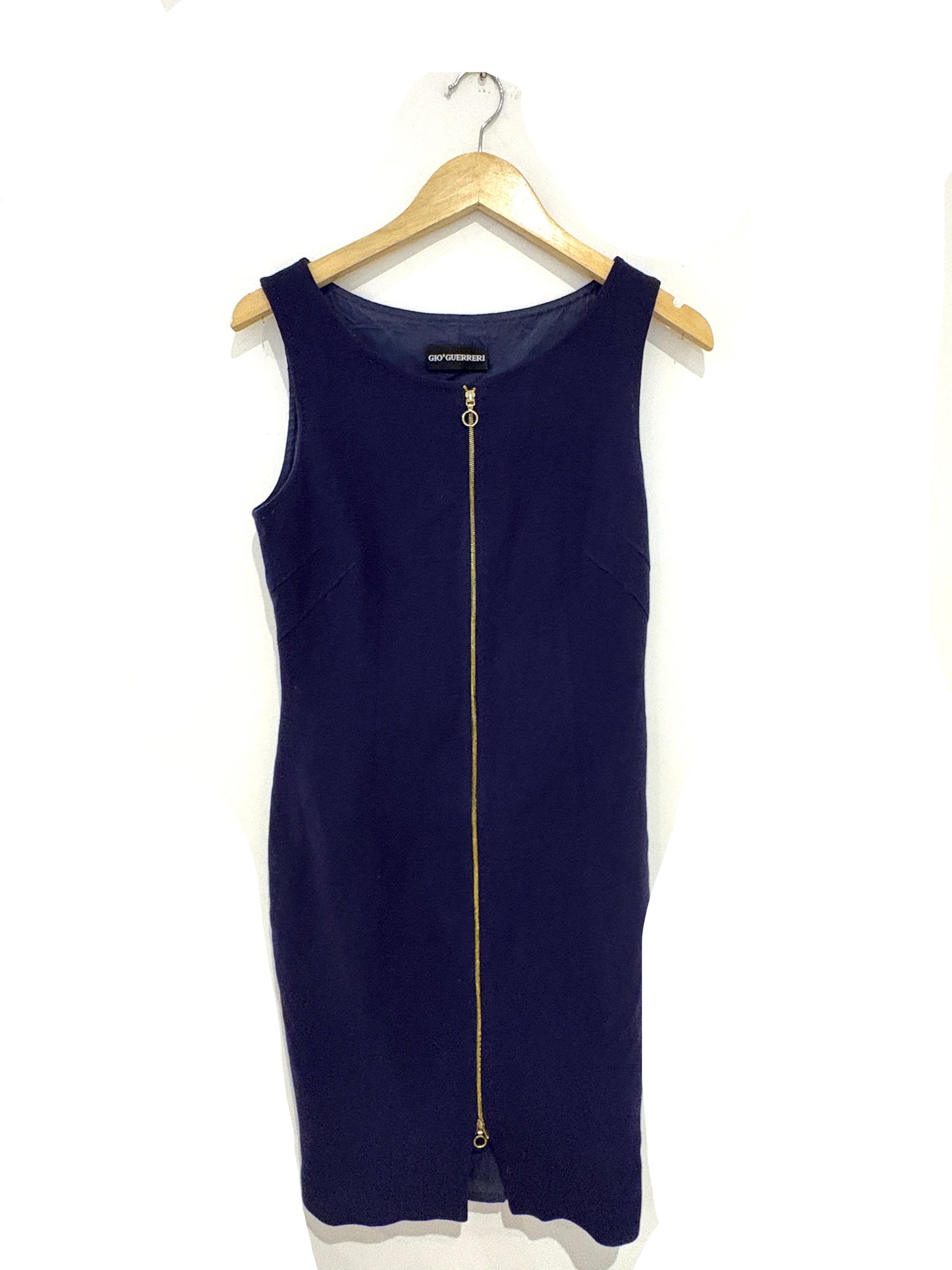 Gio Guerreri Blue Crepe Dress UK 10