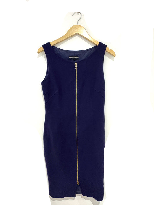 Gio Guerreri Blue Crepe Dress UK 10
