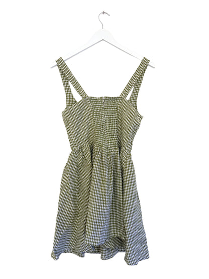 Reformation Daria Linen Dress UK 8