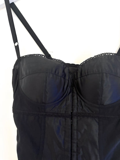 Dolce & Gabbana Black Bustier Dress UK 10
