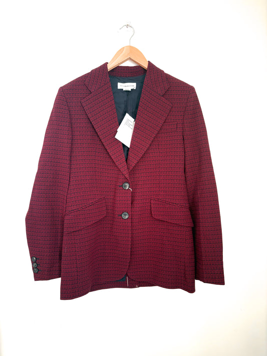 Victoria Beckham red blazer jacket