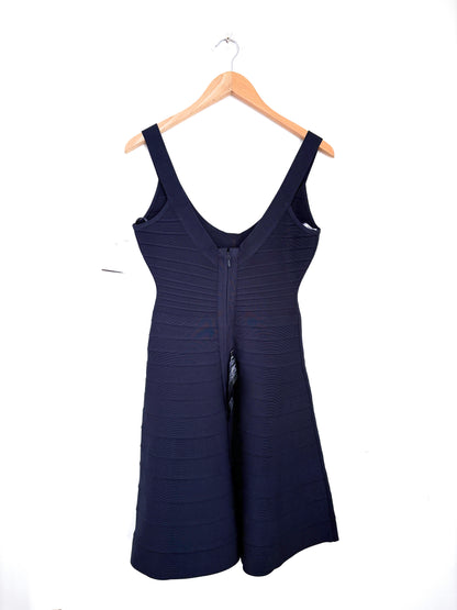 New With Tags Herve Leger Navy Bandage Dress M