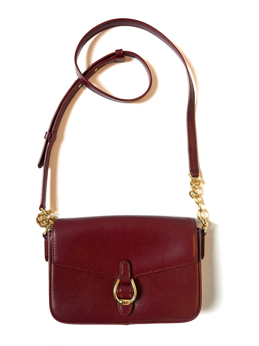 Lauren by Ralph Lauren Leather Burgundy Bag