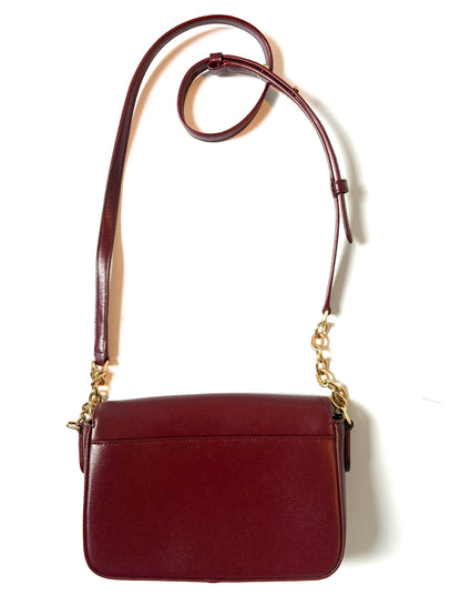 Lauren by Ralph Lauren Leather Burgundy Bag