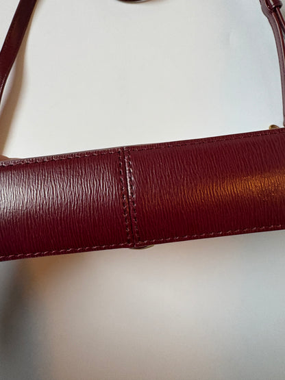 Lauren by Ralph Lauren Leather Burgundy Bag