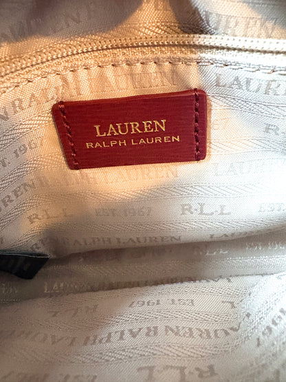 Lauren by Ralph Lauren Leather Burgundy Bag