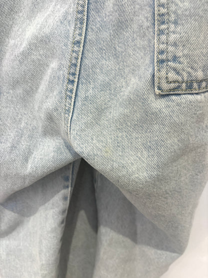 Mango Light Blue Denim Jumpsuit S