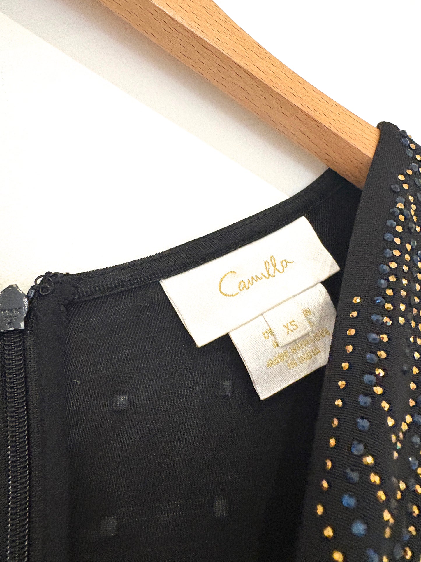 Camilla Beaded Jersey Dress XS