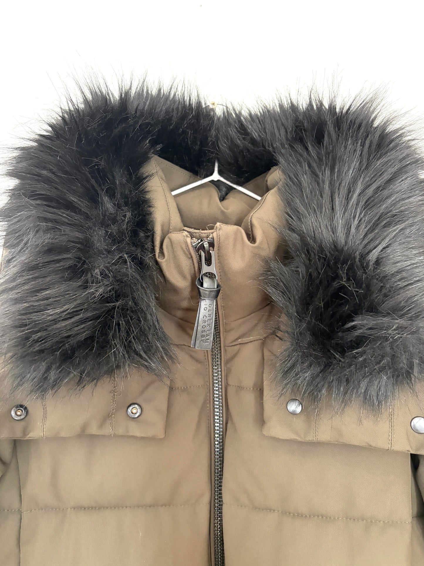 Derek Lam 10 Crosby Khaki Parka Coat S