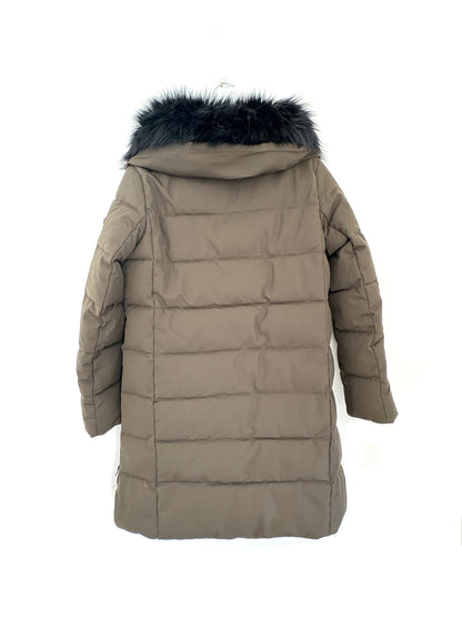 Derek Lam 10 Crosby Khaki Parka Coat S