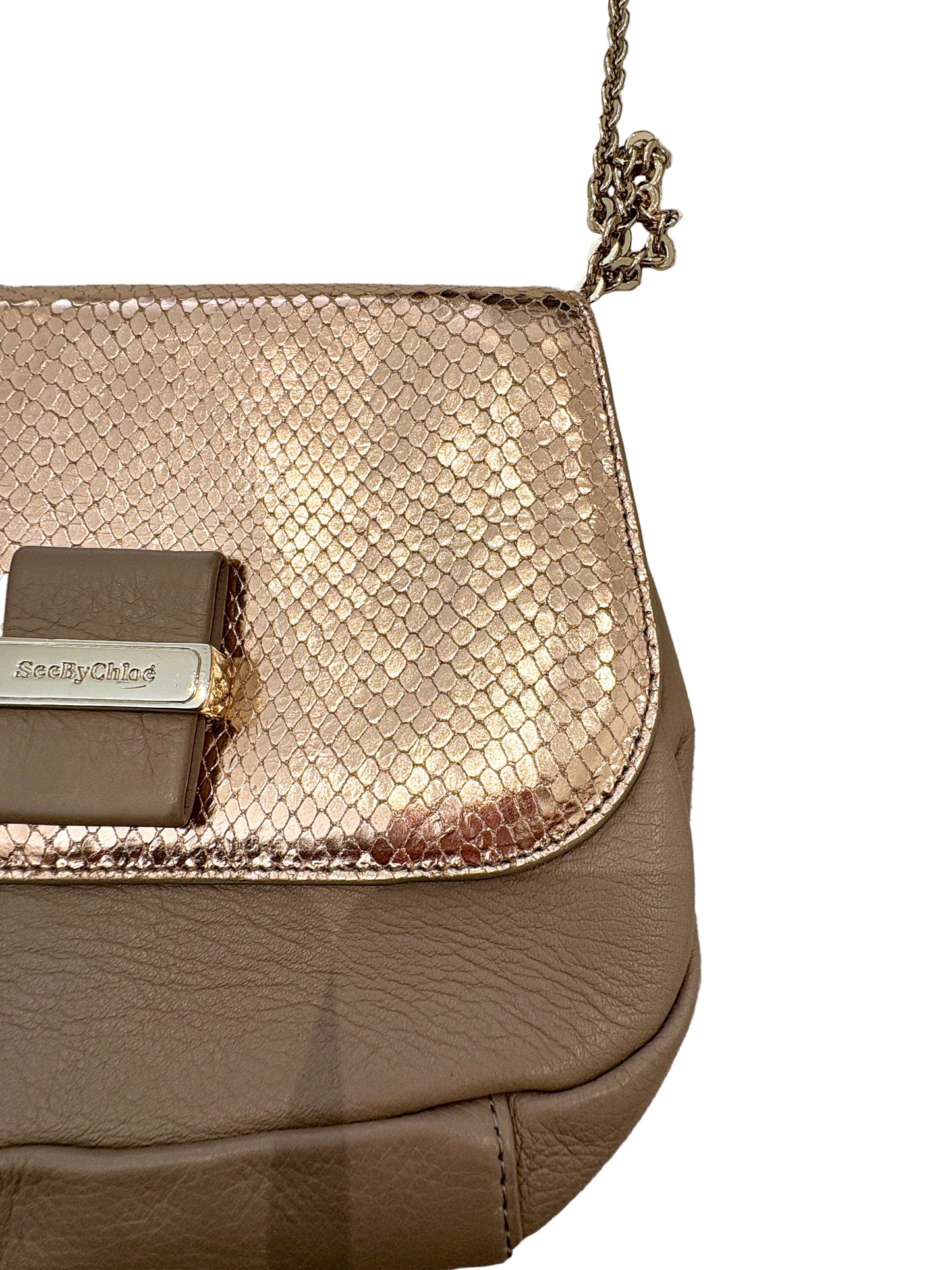 See by Chloe Metallic Crossbody Bag
