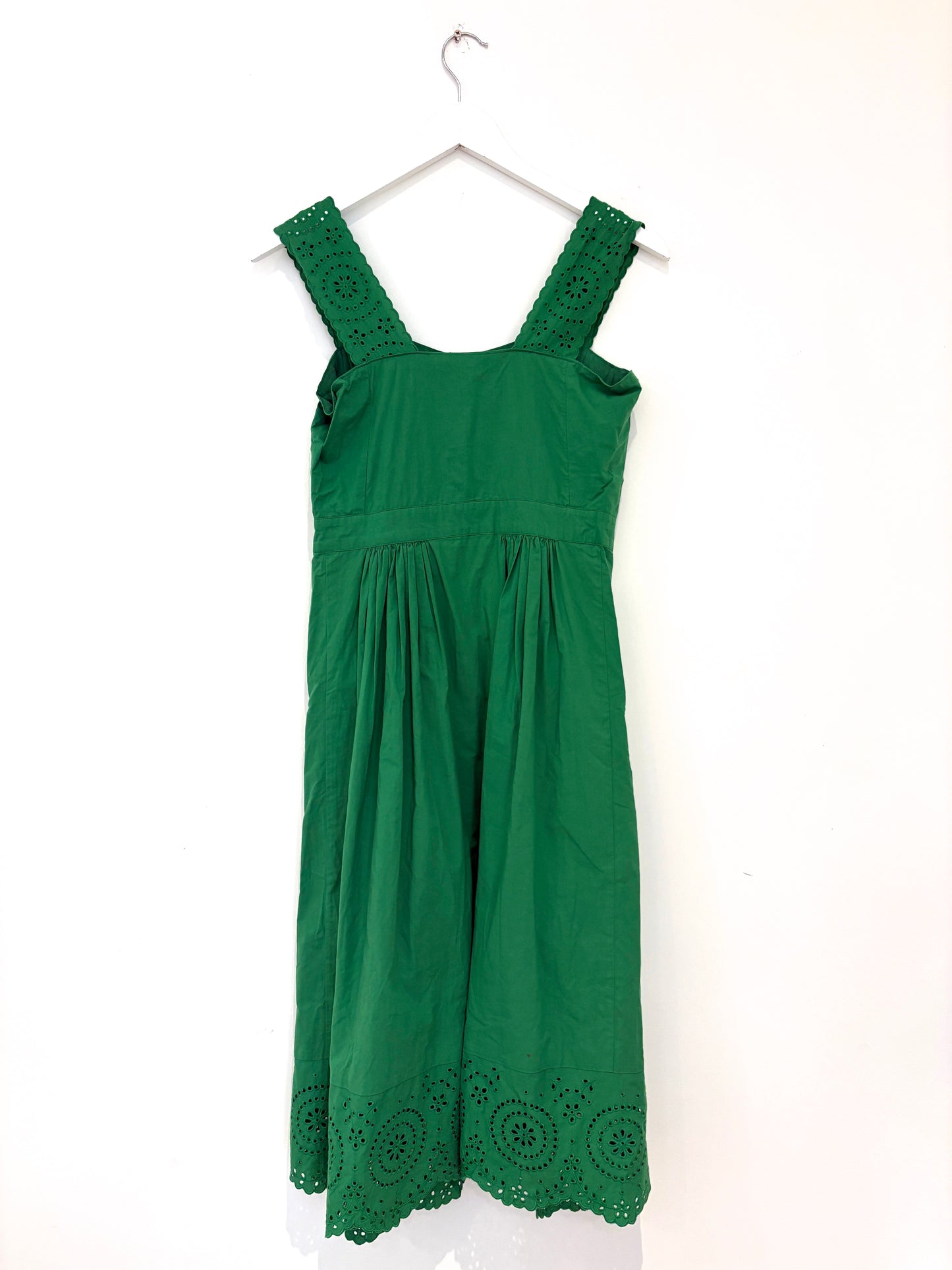 Tara Jarmon Green Cotton Dress UK 8