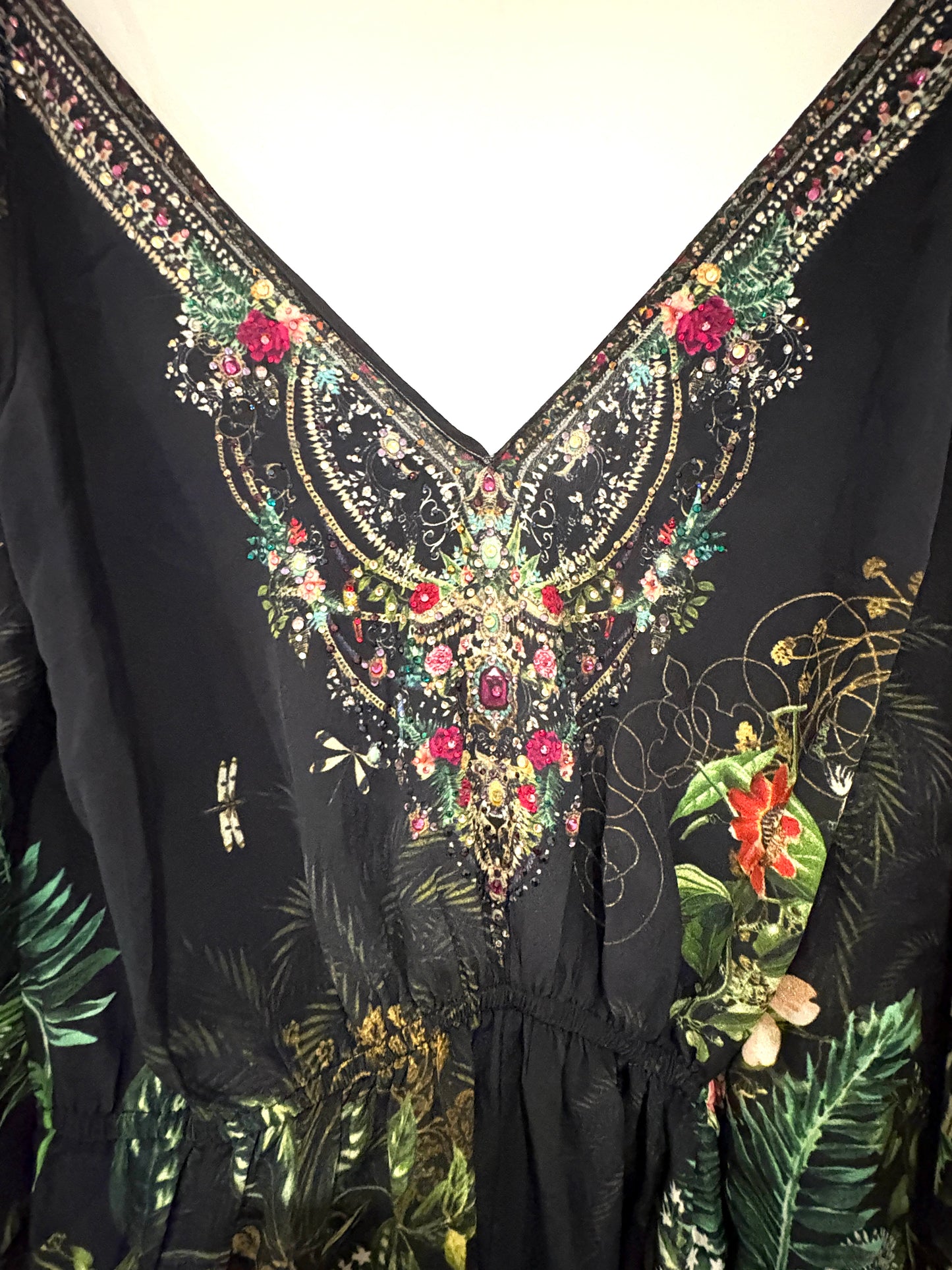 Camilla Playsuit with Scarf Sides M