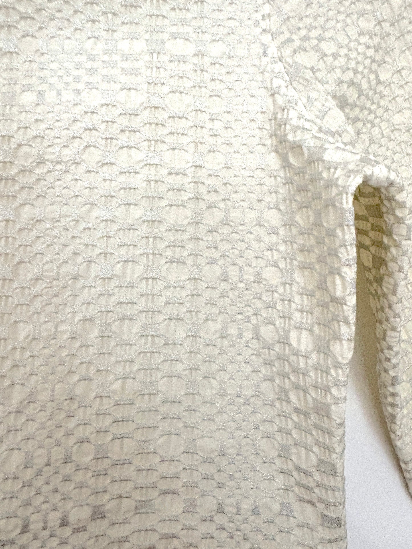 Lisa Marie Fernandez Ivory Cropped Cardigan M