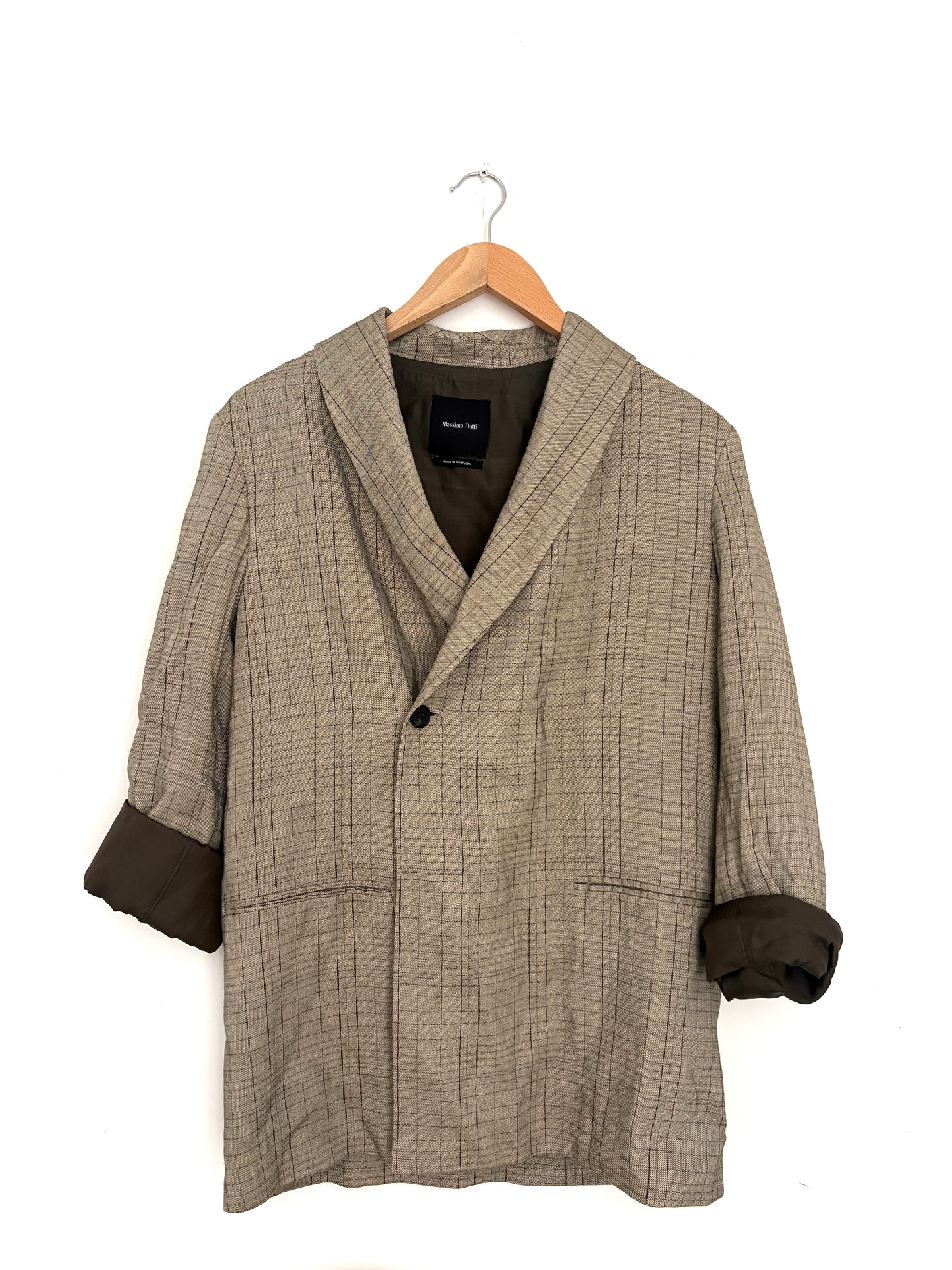Massimo Dutti Check Blazer