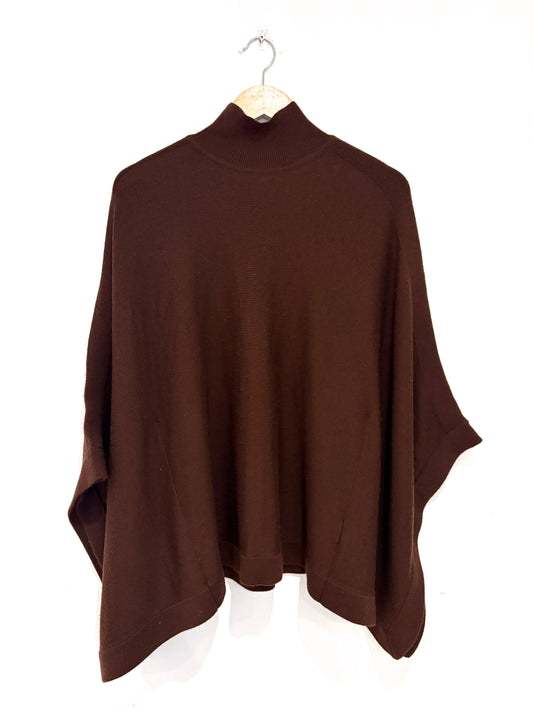 Reiss Brown Lolita Wool Roll-neck Knit