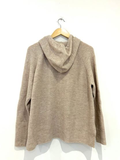 Whistles Beige Hooded Knit M