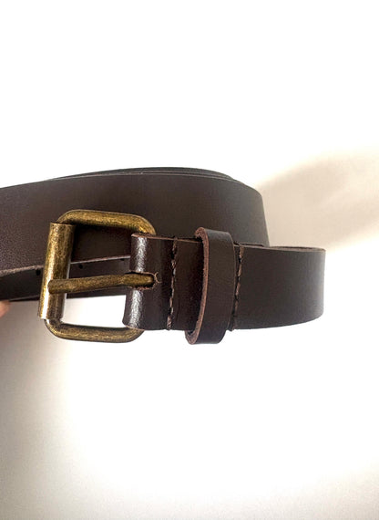 Soeur Brown Leather Belt