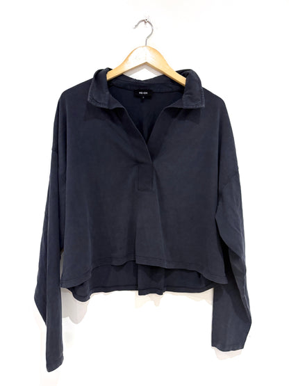 Me+Em Blue Jersey Top UK 12