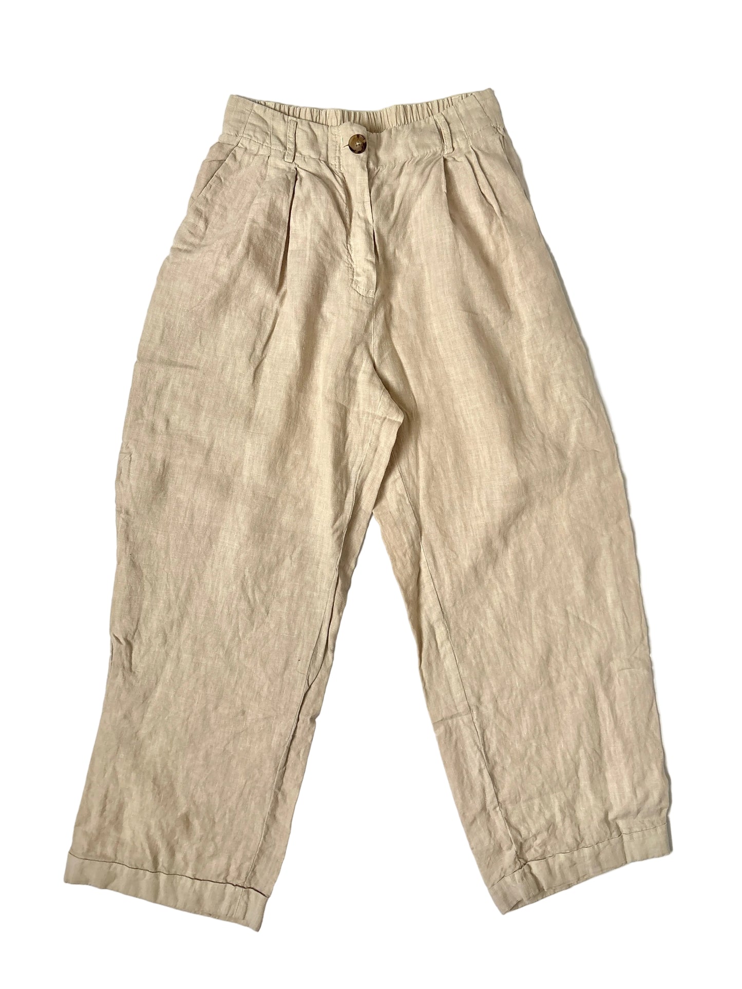 massimo dutti linen trousers