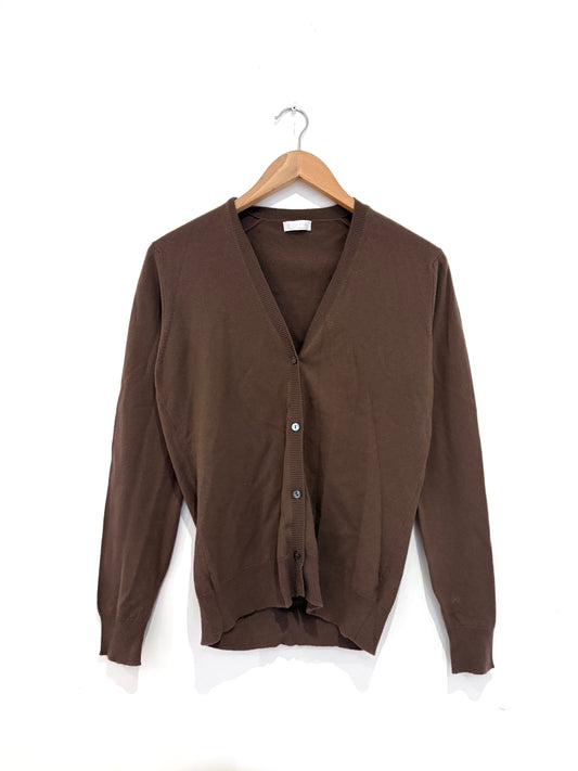 Barrie Brown Cashmere Cardigan L