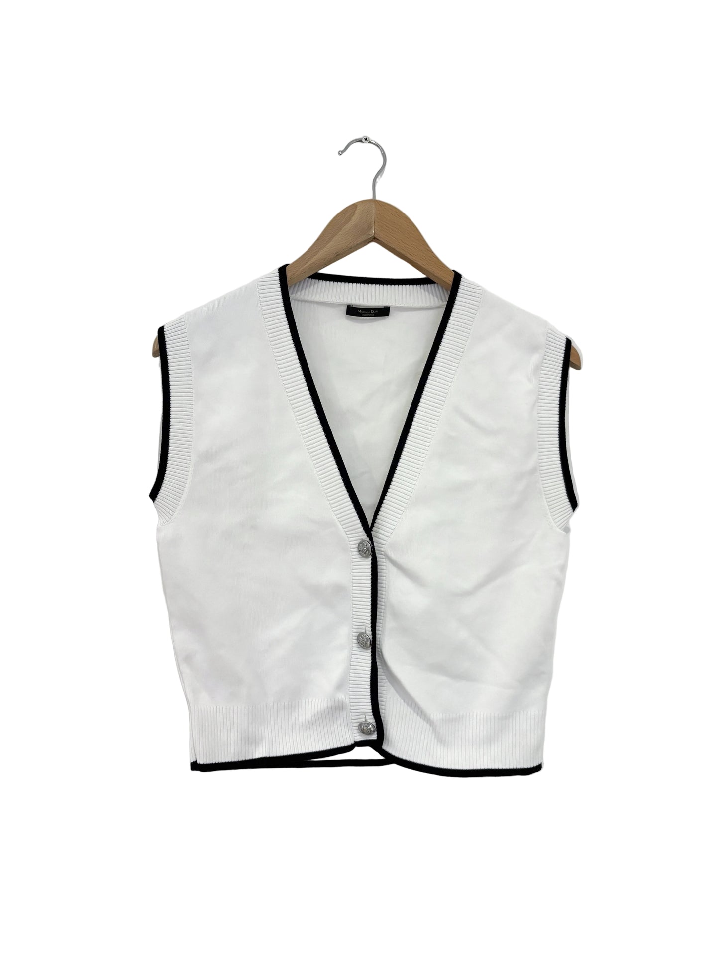 massimo dutti white waistcoat