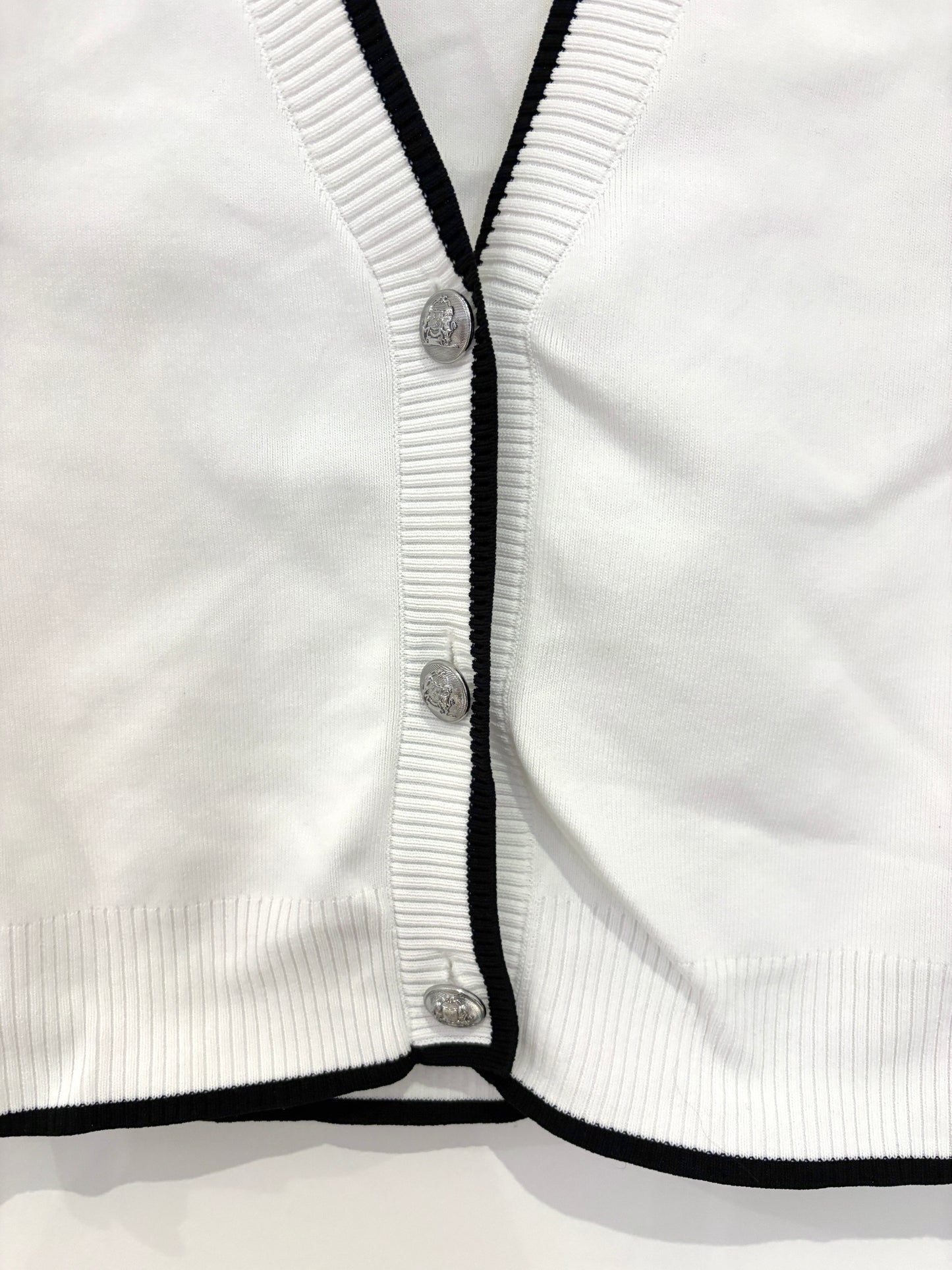 Massimo Dutti White Waistcoat XS