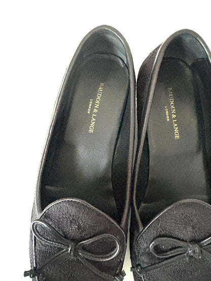 Baudoin & Lange Black Loafers UK 4