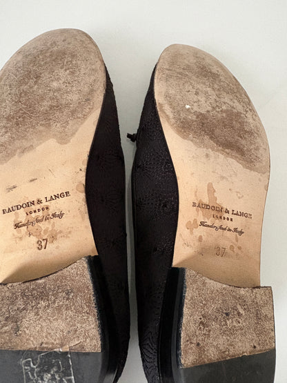 Baudoin & Lange Black Loafers UK 4