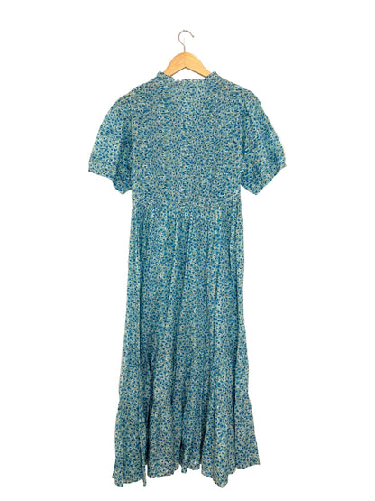 Doen Haleigh Blue Floral Dress M
