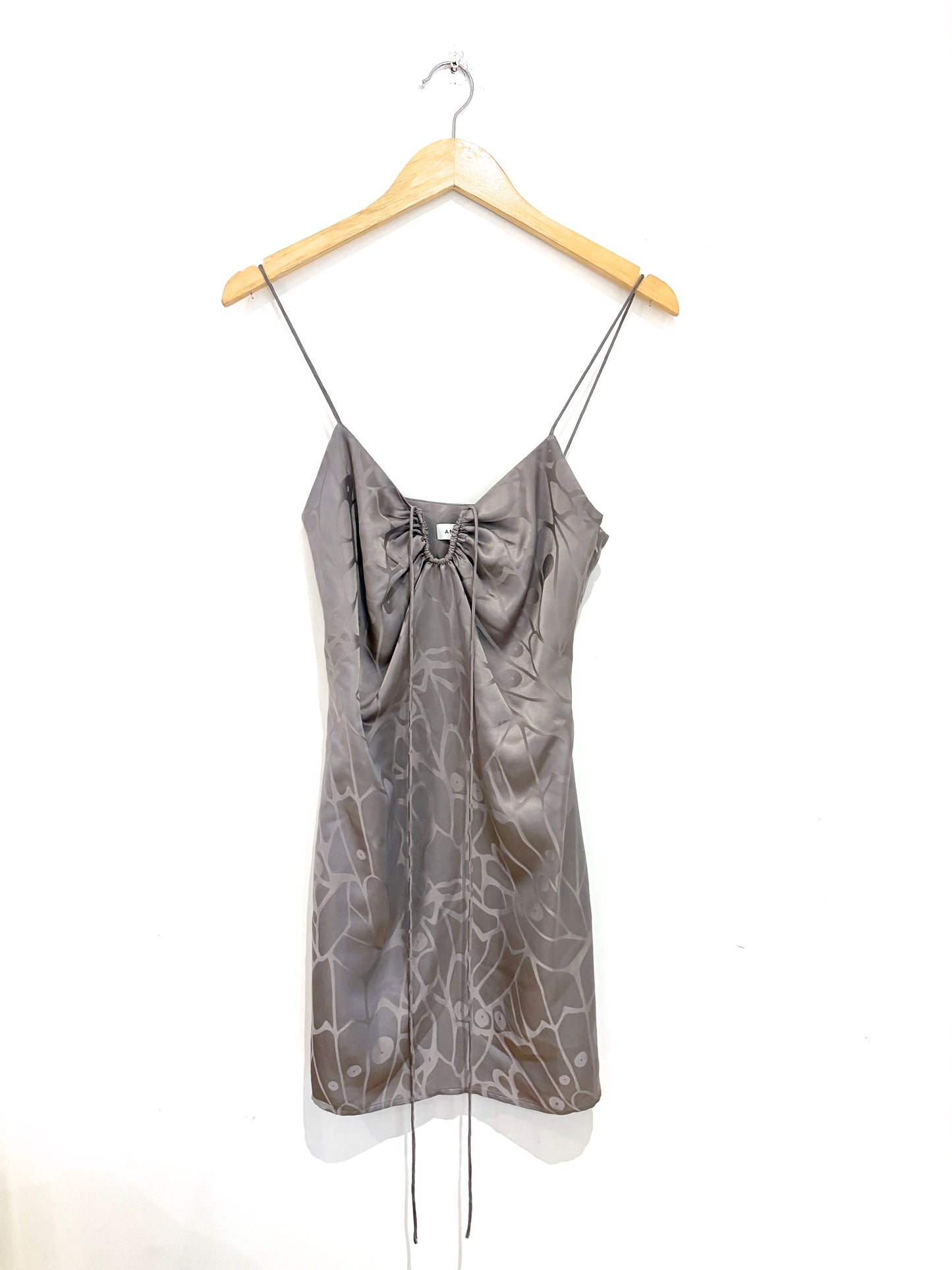 Anine Bing Papillon silk Mini dress