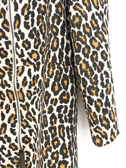Sea New York Leopard Print Coat UK 12