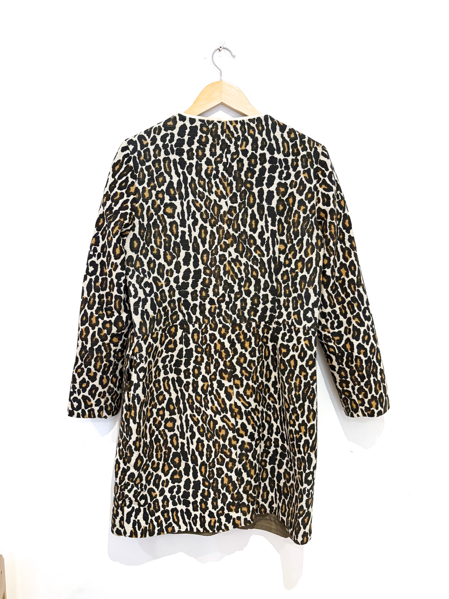 Sea New York Leopard Print Coat UK 12