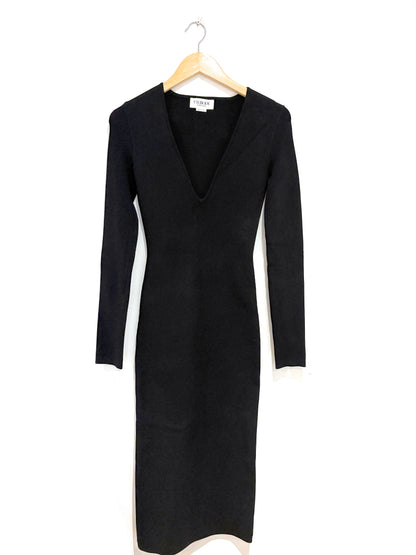Victoria Beckham Body Black Fitted Dress