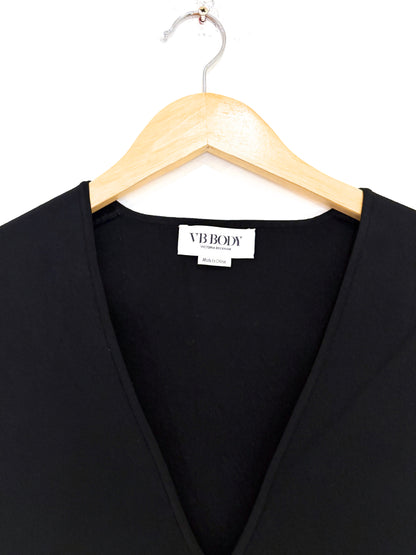 Victoria Beckham Body Black Fitted Dress UK 6