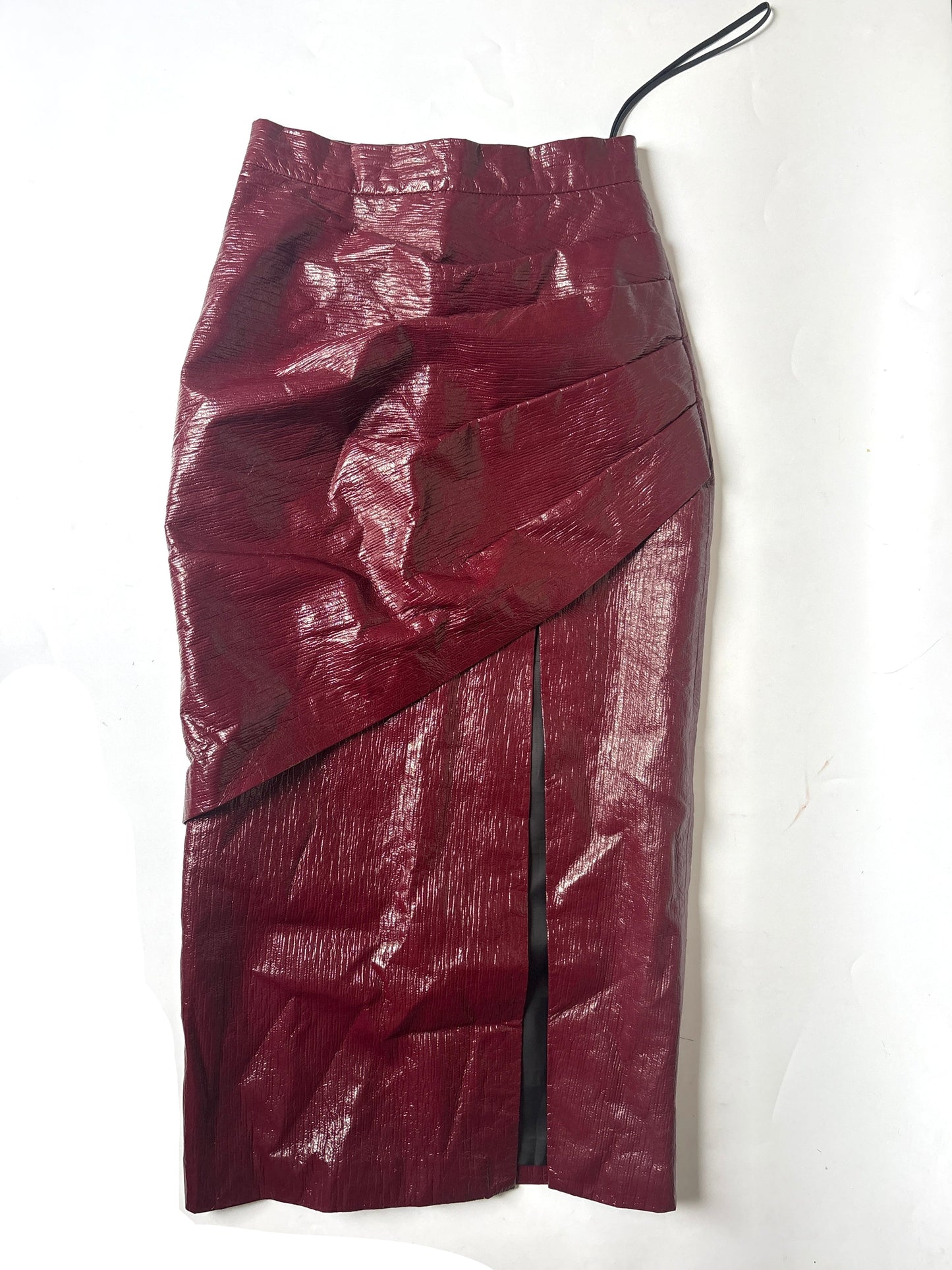Midi Vinyl Pencil Skirt by Aleksandre Akhalkatsishvili 