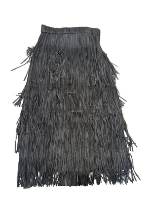 Zara Fringe Tassel Skirt XS