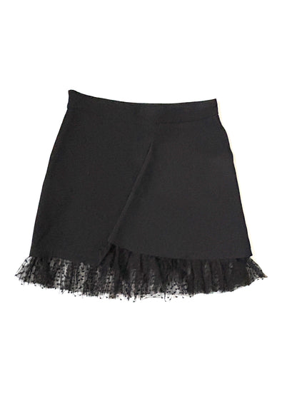 Maje Black Lace high waisted skirt