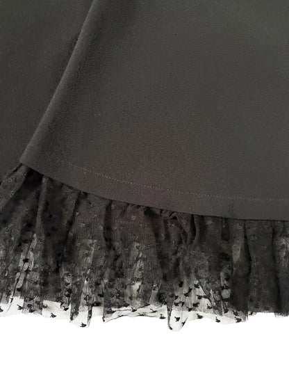 Maje Mini Lace Trim Skirt UK 12