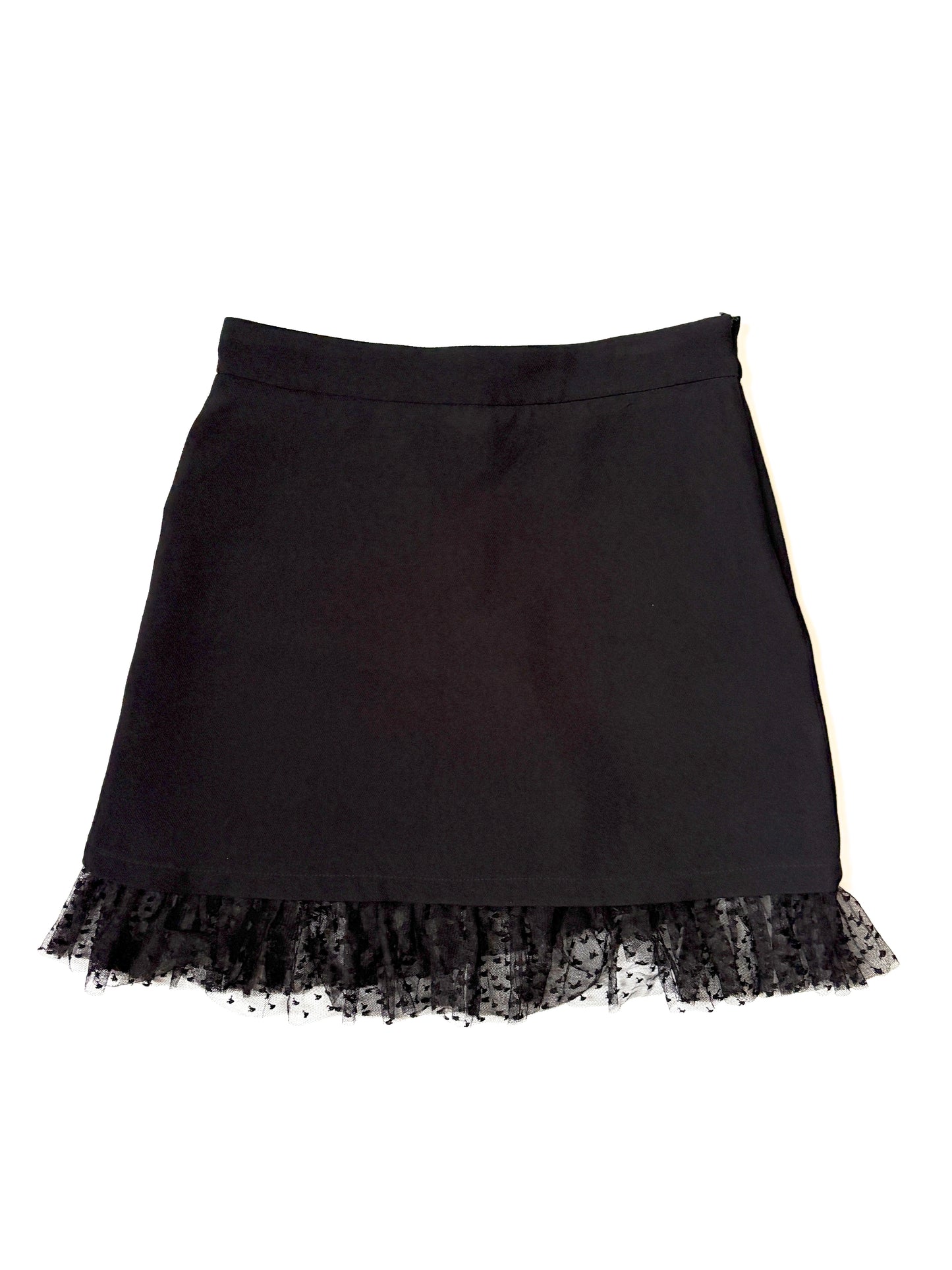 Maje Mini Lace Trim Skirt UK 12