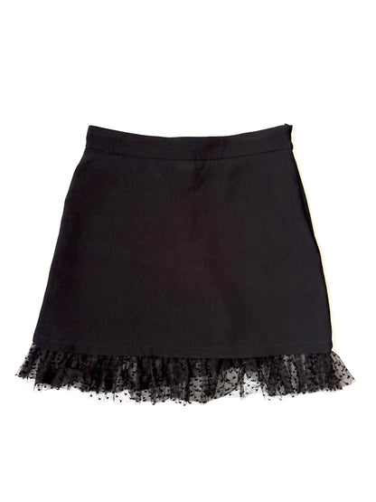 Maje Mini Lace Trim Skirt UK 12
