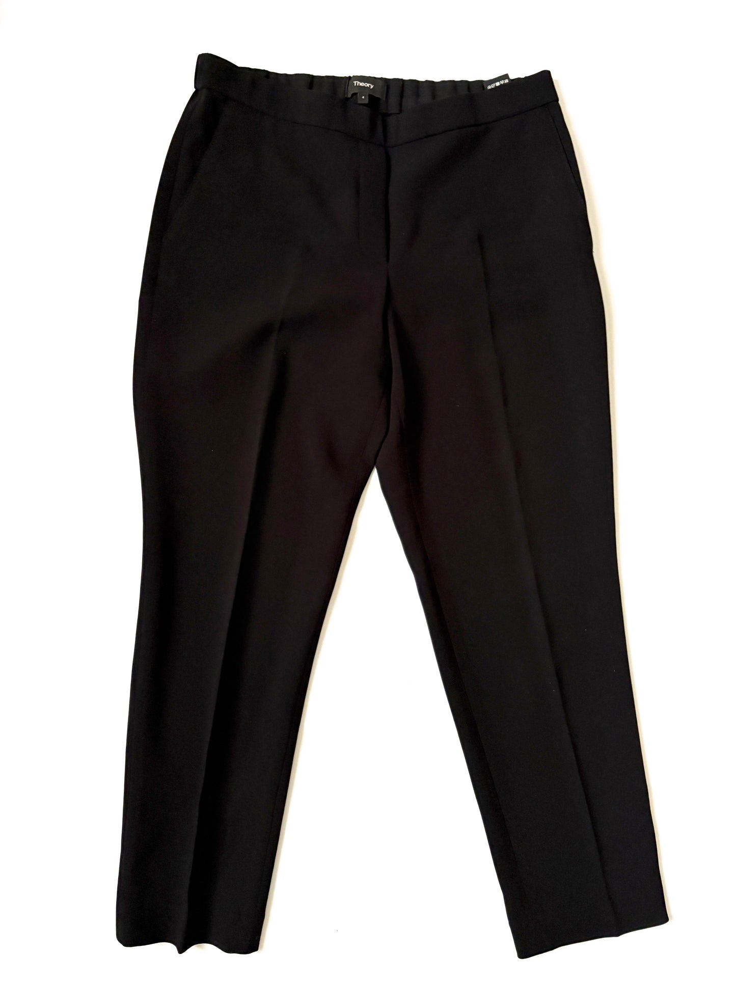 Theory Treeca Pull-on Cropped Trousers UK 8