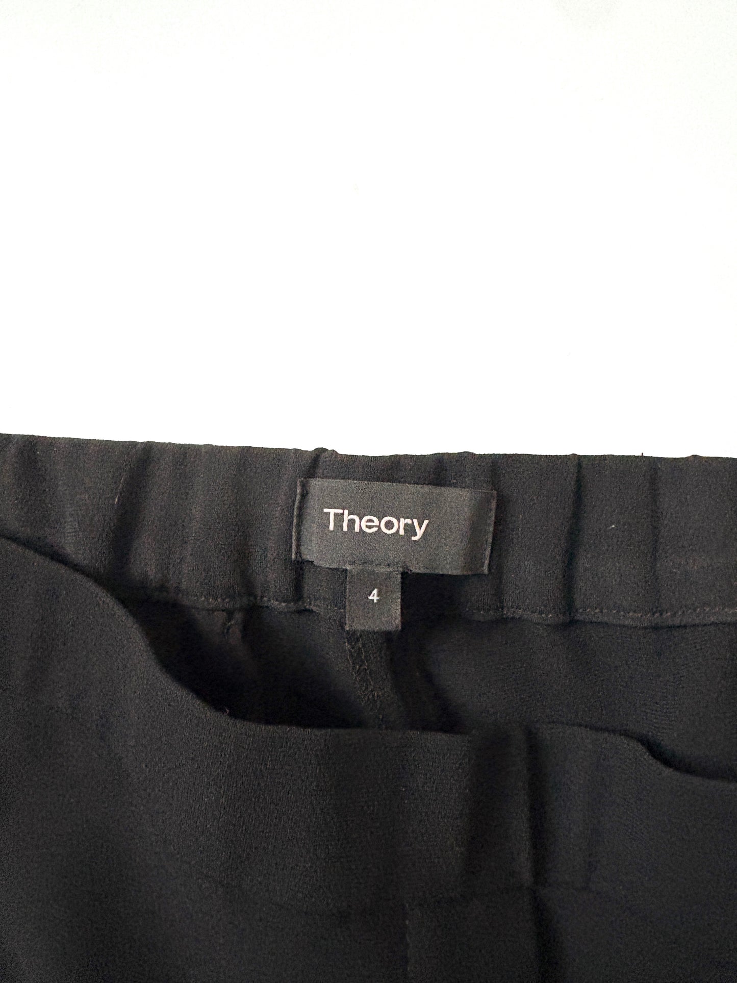 Theory Treeca Pull-on Cropped Trousers UK 8