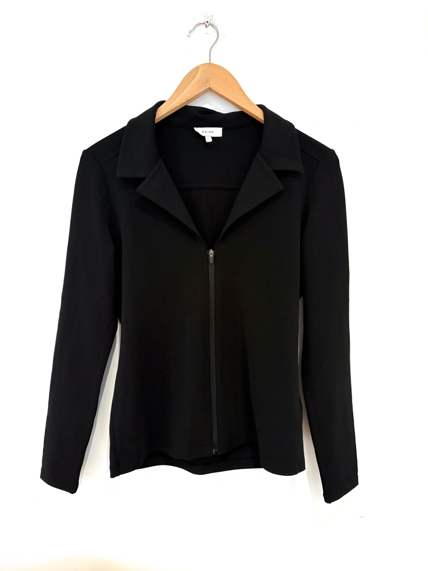 Reiss Black Zip up Jacket