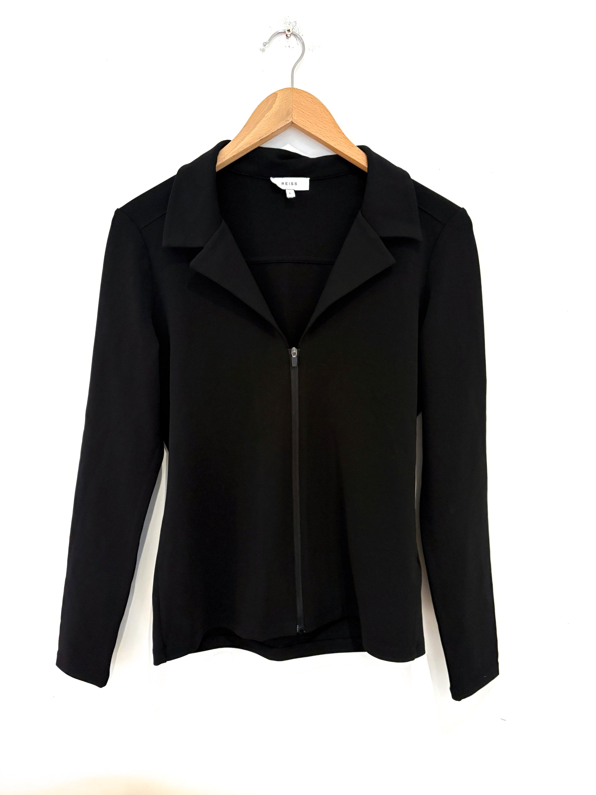 Reiss Black Zip up Jacket