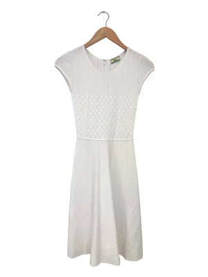 Issa White Knit Dress UK 8